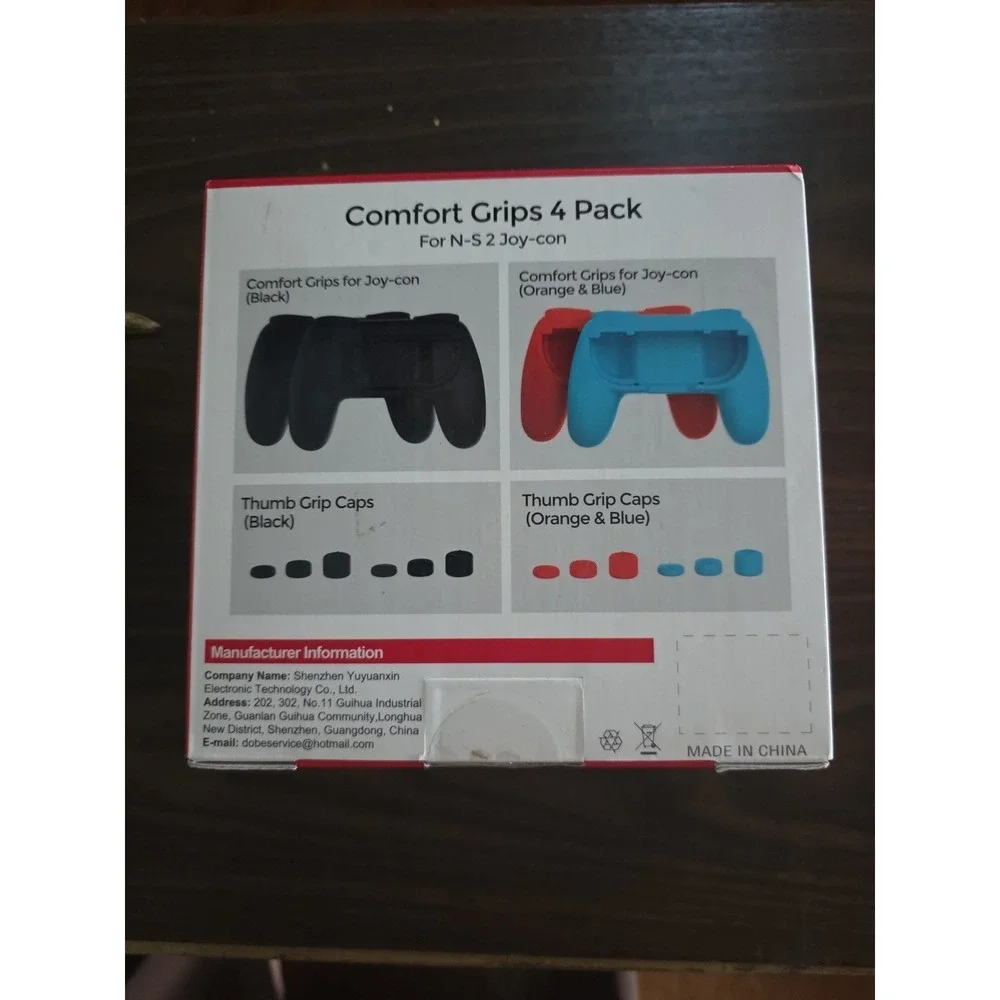 DOBE Nintendo Switch 2 JoyCon Comfort Grips 4 Pack